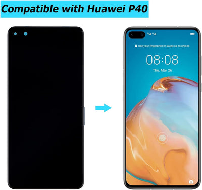 Vvsialeek Ersatz OLED Display Kompatibel Für Huawei P40 ANA-AN00 ANA-TN00 ANA-NX9 ANA-LX4 LCD Touch