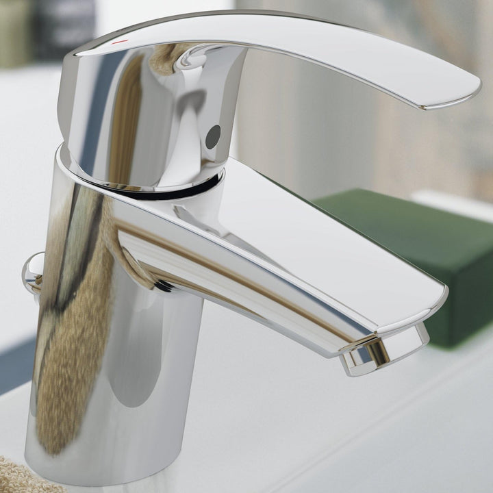 GROHE Eurosmart | Badarmaturen - Einhand-Waschtischbatterie, DN 15 S-Size | Einlochmontage | chrom |