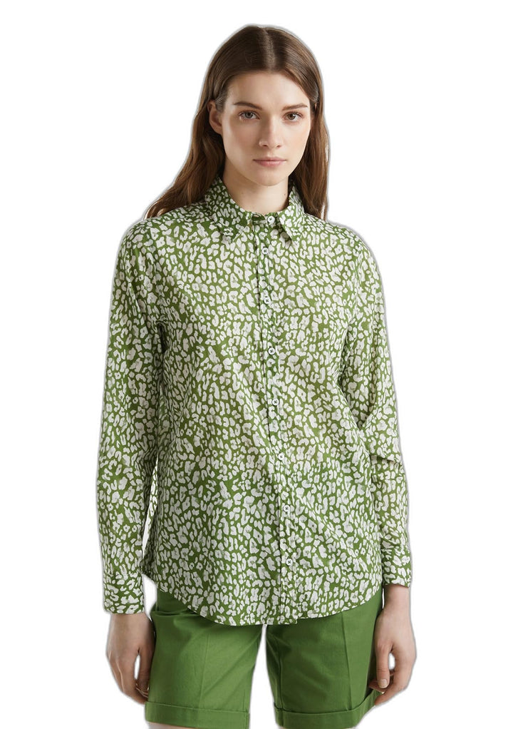 United Colors of Benetton Damen Hemd XXS Mehrfarbig 65p, XXS Mehrfarbig 65p