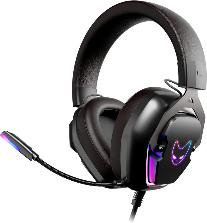 Oversteel - Phosphorus Gaming Headset 7.1, USB-Kabel, omnidirektionales Mikrofon, Geräuschunterdrück