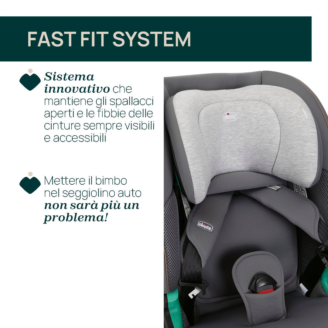 Chicco Autositz Seat&Go I-Size, mit Isofix-System, für Kinder mit einer Grösse von 76 bis 150 cm, ve