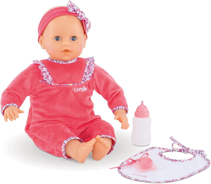 Corolle 9000150060 - Mon Grand Poupon Lila Chérie 42cm, Französische Puppe mit Charme und Vanilleduf