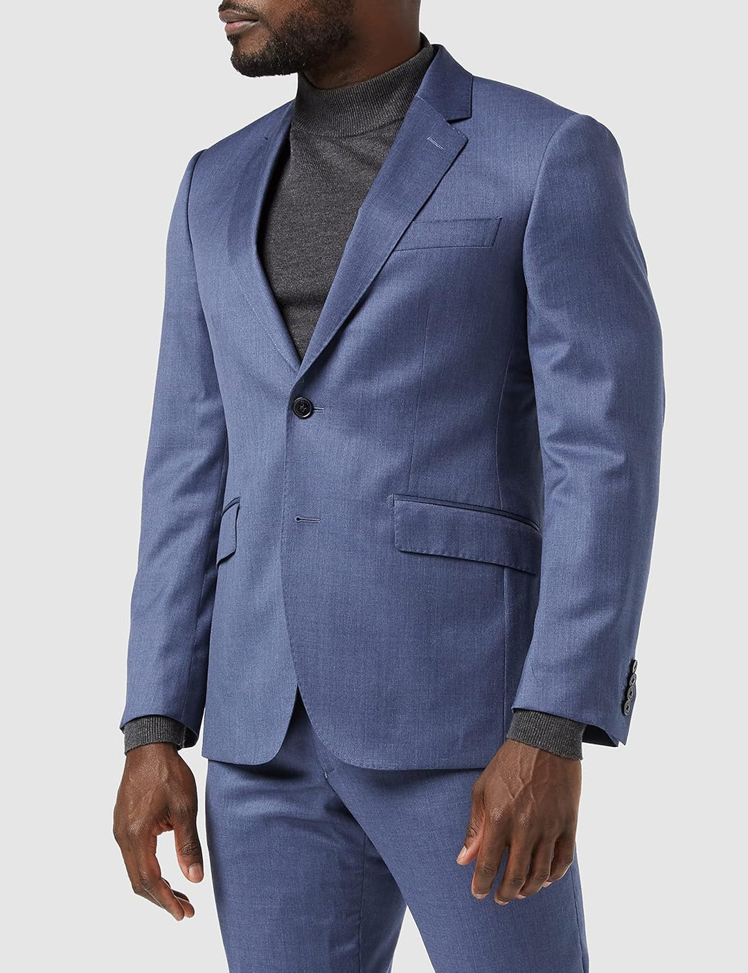 Hackett London Herren Plain Wool Twill B Cc Business Suit Jacket 50 Blue (Blue), 50 Blue (Blue)