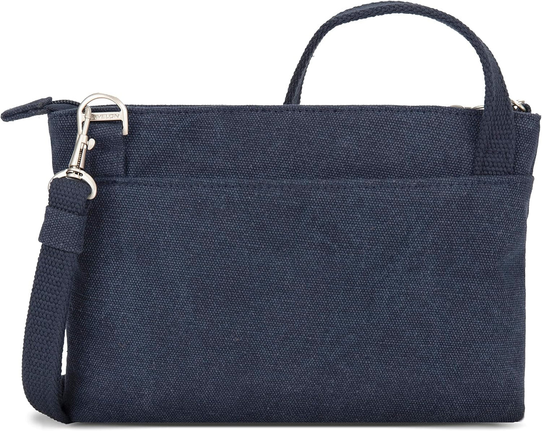 Travelon Damen Anti-Theft Heritage Small Crossbody Umhängetasche Indigo, Indigo/Mandala-traum
