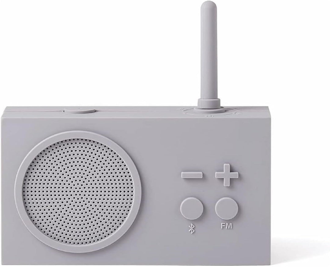 Lexon TYKHO 3 Tragbarer Bluetooth Lautsprecher mit FM Radio, Wasserdicht und Wiederaufladbarer Akku