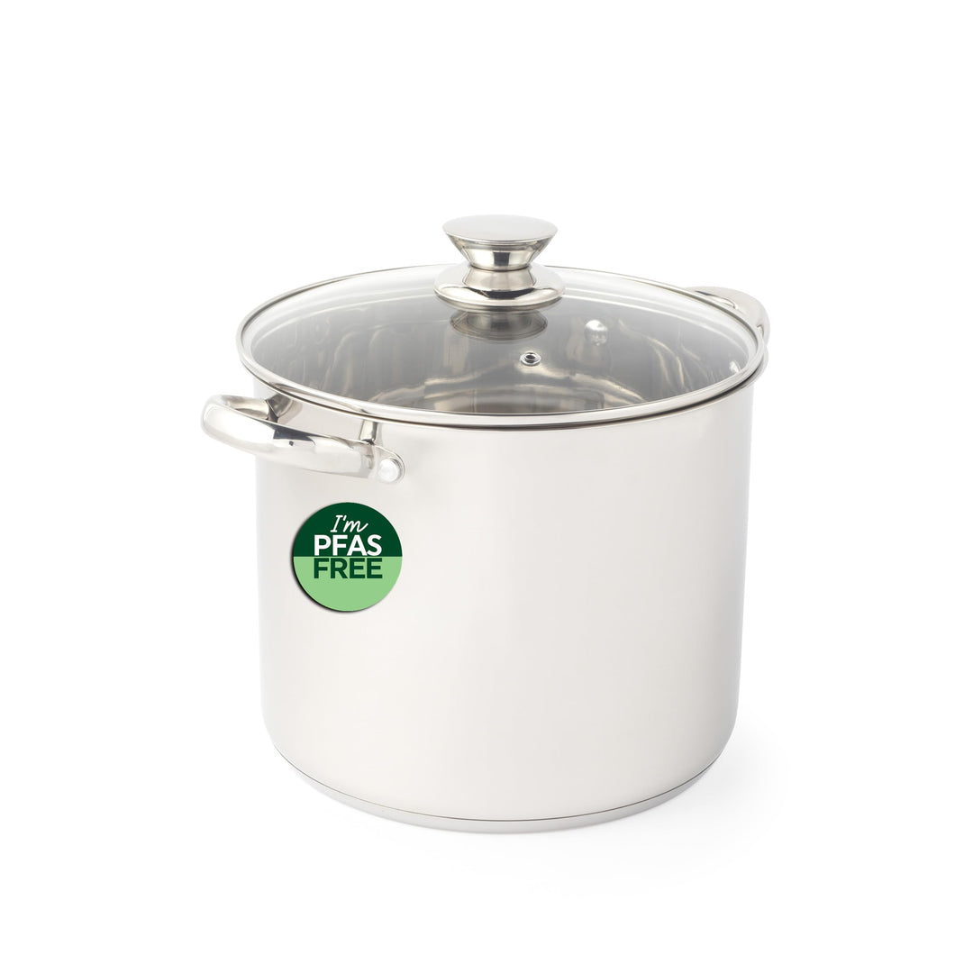 Russell Hobbs Classic Collection 24cm Suppentopf – Kochtopf aus Edelstahl, Deckel aus gehärtetem Gla