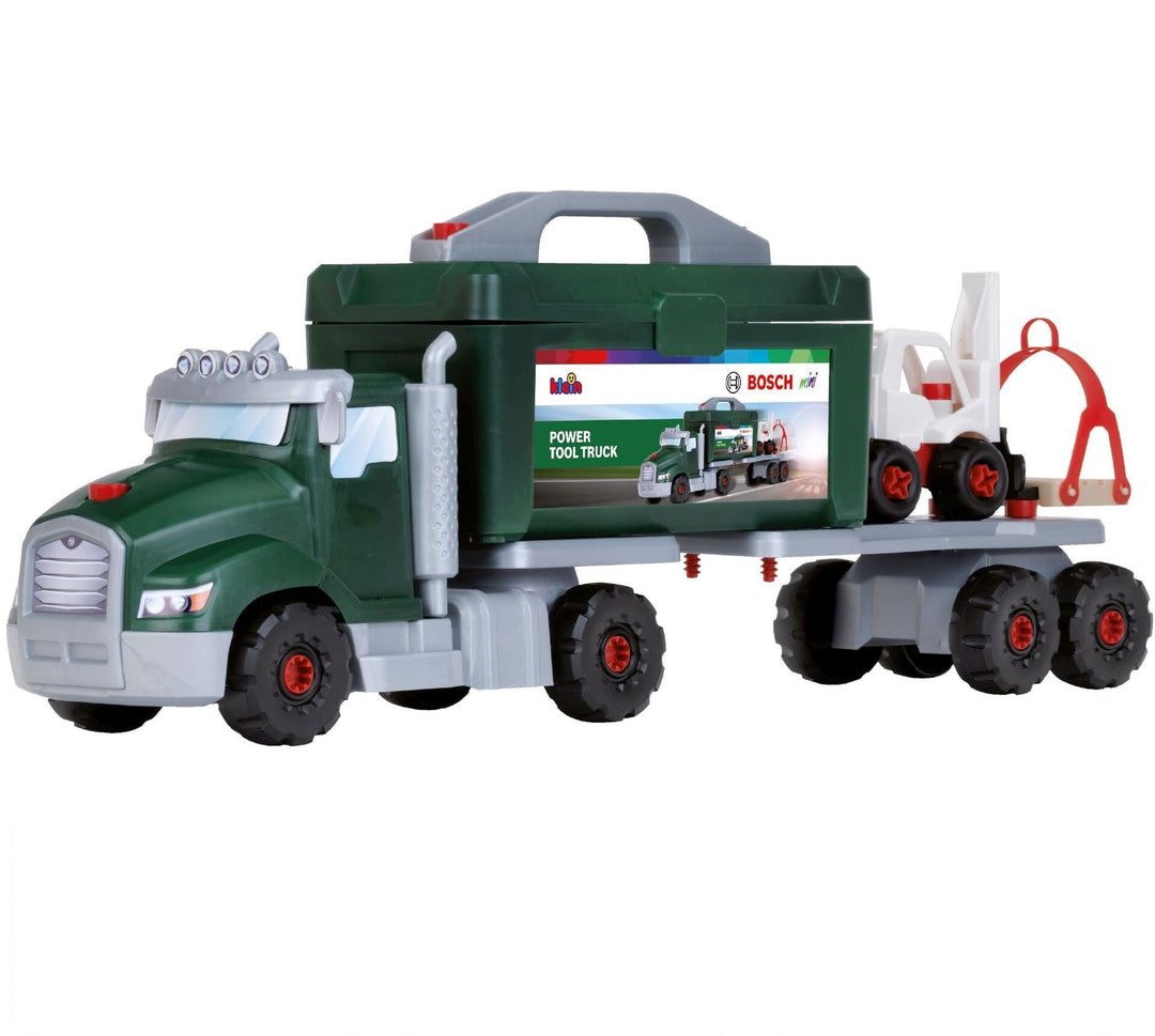 Theo Klein 8626 Bosch Schraubtruck Spiel-Set mit Drehmomentschraubendreher I Konstruktions-Spielzeug