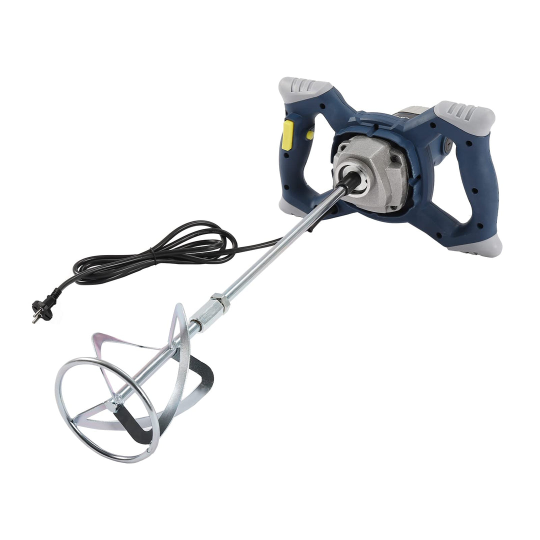 Farb-Mörtelrührer &amp; Betonmischer 1400W Elektrisch - Handrührwerk mit 6 Geschwindigkeitsstufen, 1200