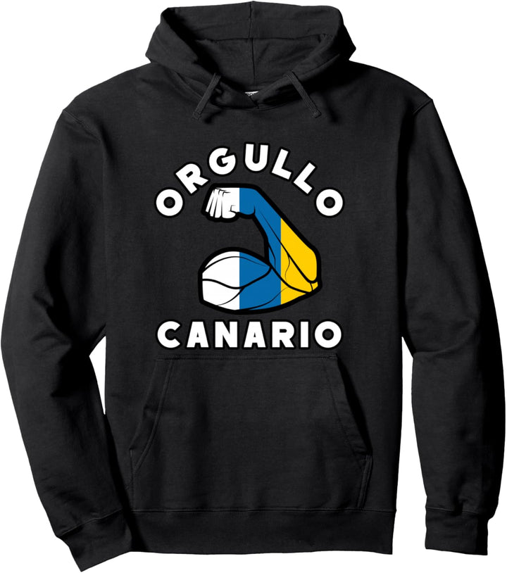Orgullo Canario Bandera Islas Kanarische Inseln Flagge Pullover Hoodie