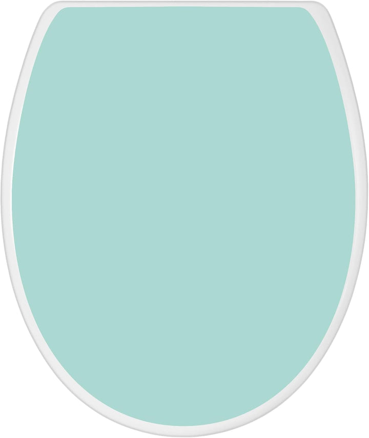 banjado Toilettendeckel mit Absenkautomatik 44,5x37cm - Soft Close Toilettensitz - WC Sitz mit Absen