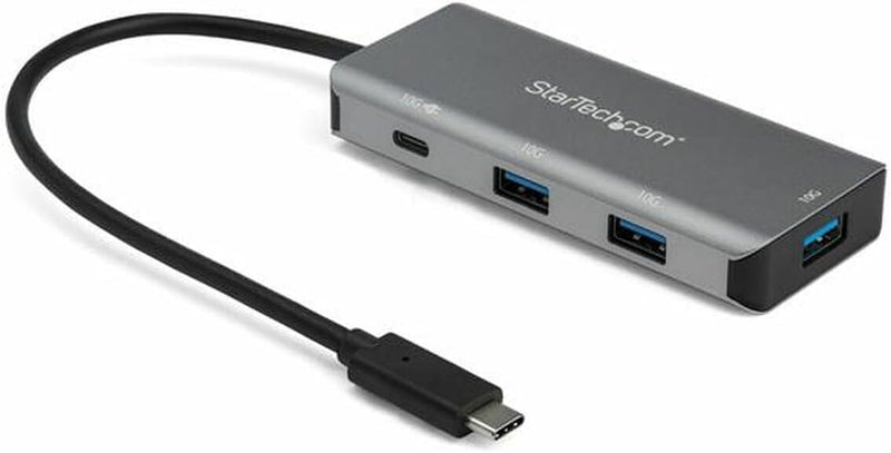 StarTech.com 4-Port USB-C-Hub (mit Stromversorgung, 10 Gbit/s, 3 x USB-A- und 1x 25 cm USB-C Anschlu