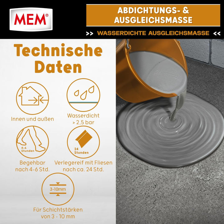 MEM Dicht Spachtel 15 Kg
