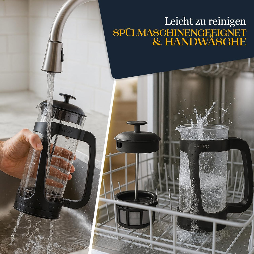 ESPRO® French Press P3 mit Kaffeefilter, 1 Liter, 32 Unzen