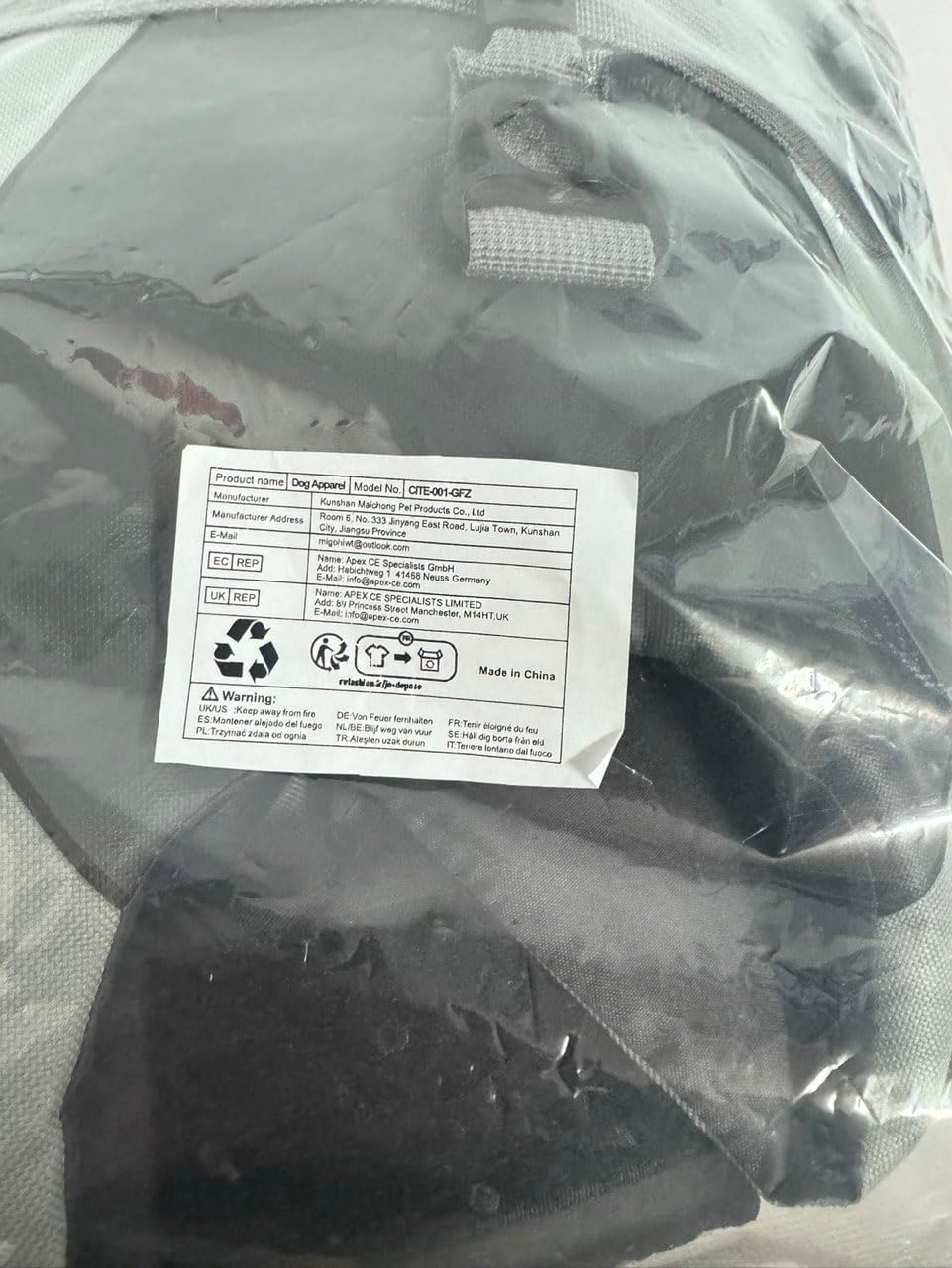 CITÉTOILE Schwimmweste Hunde Hai, Leicht und Sicher für Wassersport, hundeschwimmweste mit Griff und