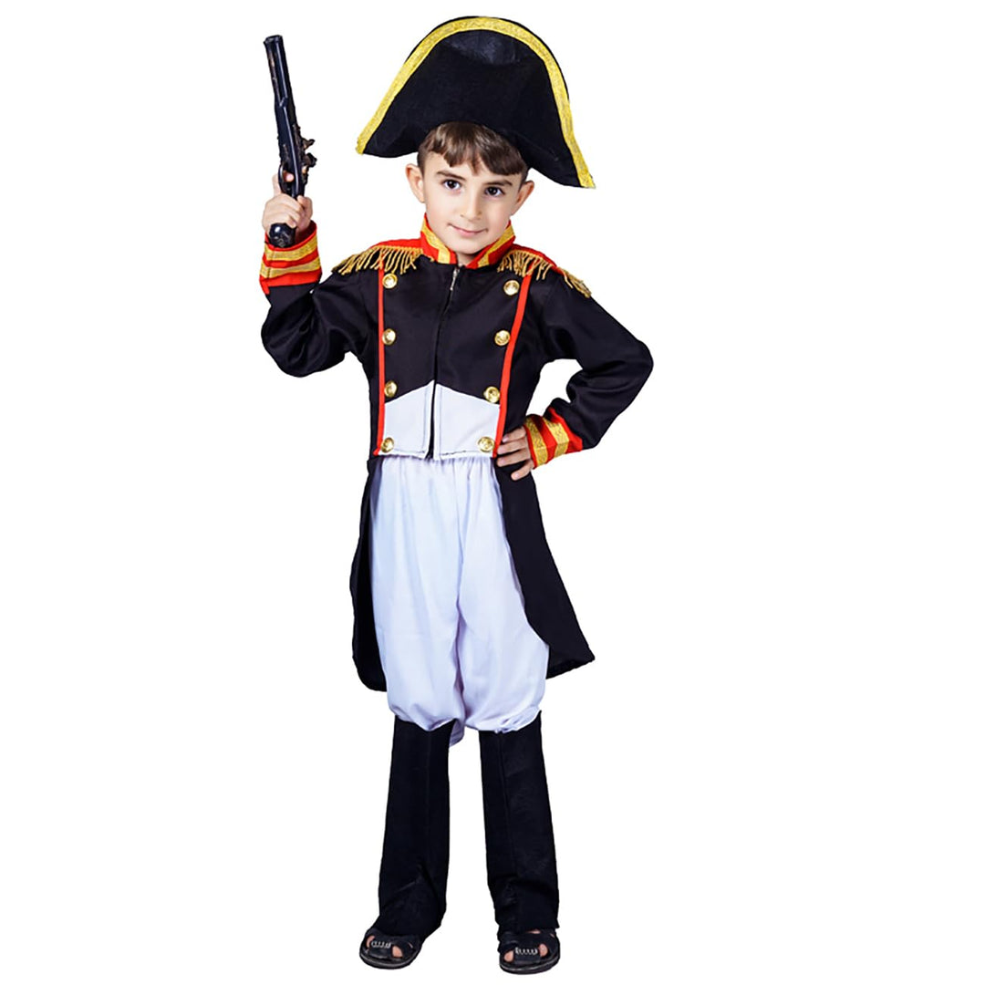 SEA HARE Kind Napoleon Kostüm Set (4-6 Jahre), 4-6 Jahre