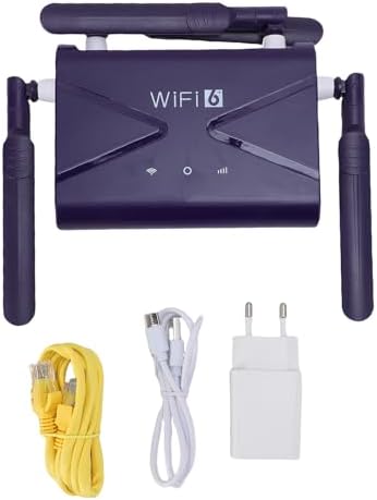 4G Router WiFi6, LTE 300 Mbit/s, SIM-Kartensteckplatz, einfach Einrichtung, Multi-Device, High-Speed
