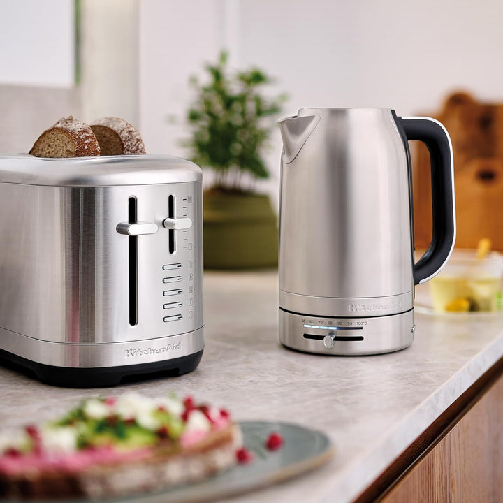 KitchenAid Wasserkocher mit Temperatureinstellung von 50 bis 100°C | Teekocher mit Temperaturanzeige