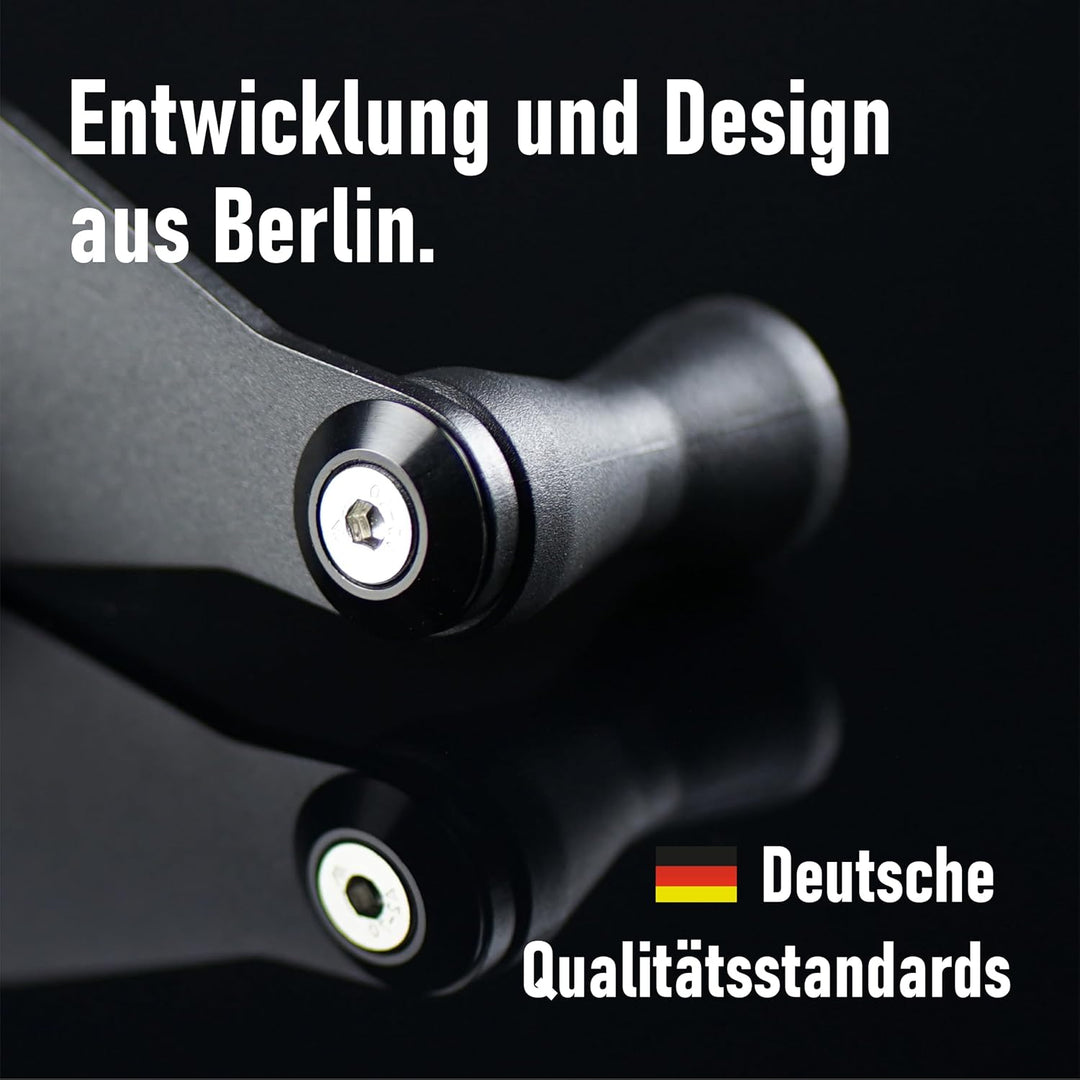 Bike Hooks – 2er-Set Wandhaken für vertikale Fahrradaufhängung, mit PU-Felgenschutz E-Bike geeignet,