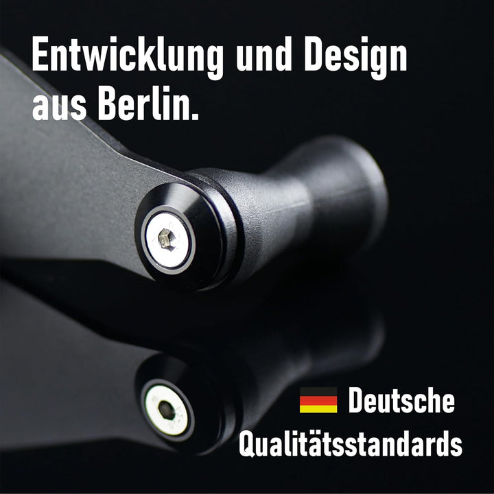 Bike Hooks – 2er-Set Wandhaken für vertikale Fahrradaufhängung, mit PU-Felgenschutz E-Bike geeignet,