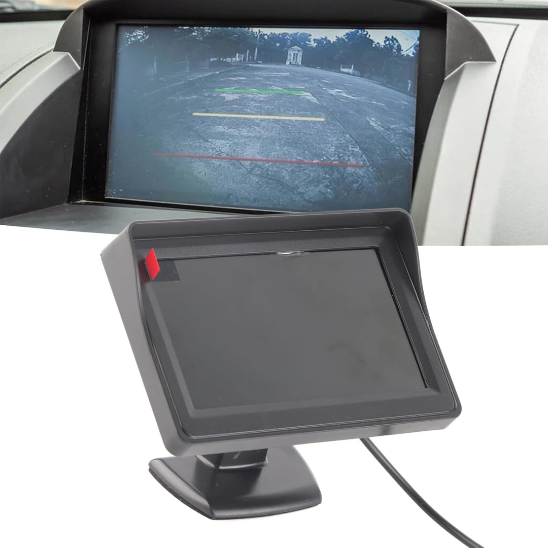 4.3 Zoll ABS Rückfahrkamera Anzeige, 16:9 TFT-Display Mit Sonnenblende, Monitor Rückfahrkamera Bidir