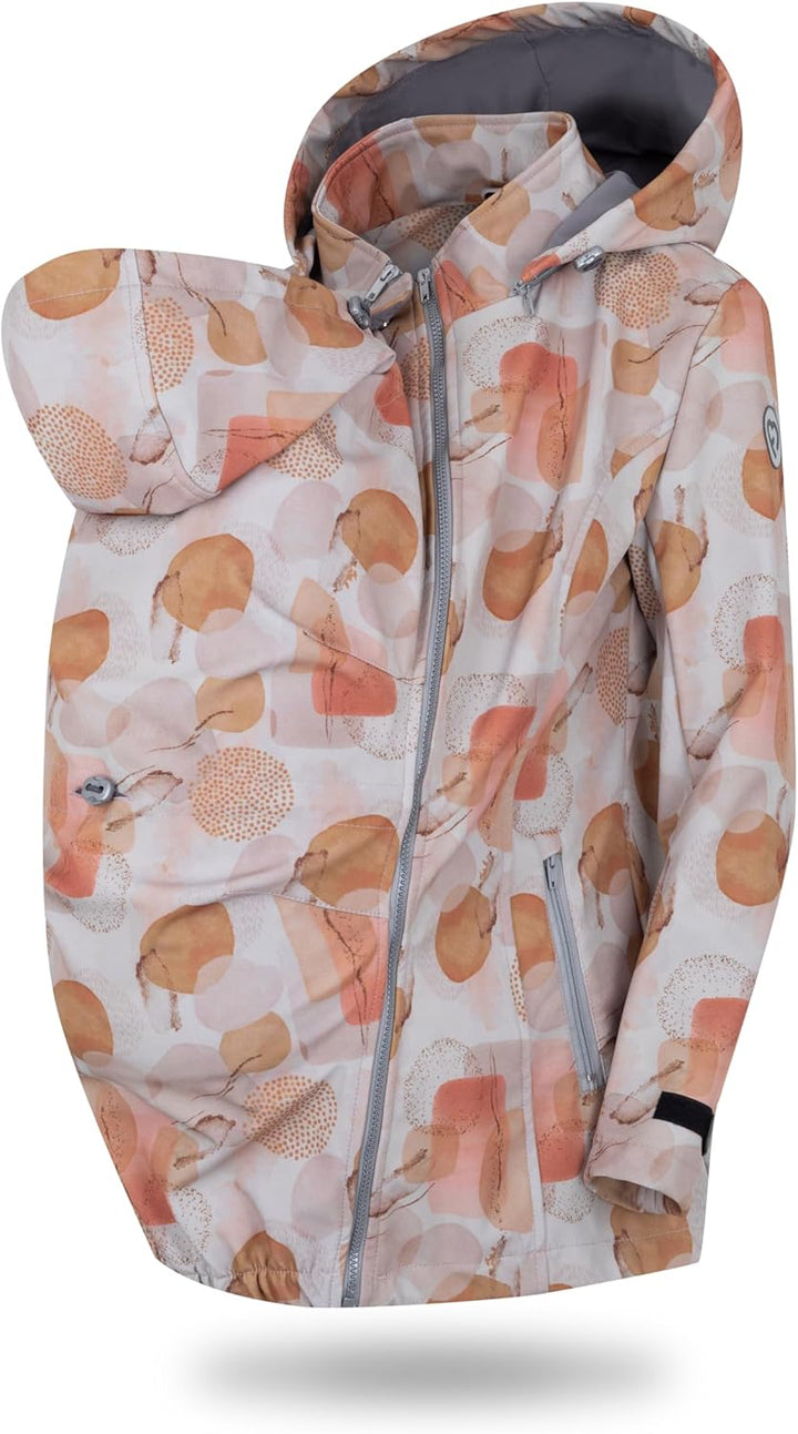 fun2bemum Enigma 5in1 BACK/FRONT Softshell Jacke,Tragejacke, Babytragejacke,Schwangerschaftsjacke S