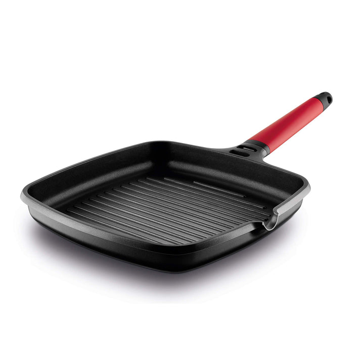 Castey Grill Pfanne / 27 cm / Aus Aluminium / Geeignet für Ofen und für alle Herdarten inklusiv Indu