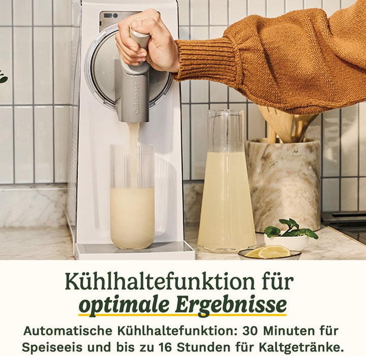 Cuisinart Frost Fusion – Gefrorene Getränke und Softeis in einem Gerät | 6 Voreinstellungen | Slushi