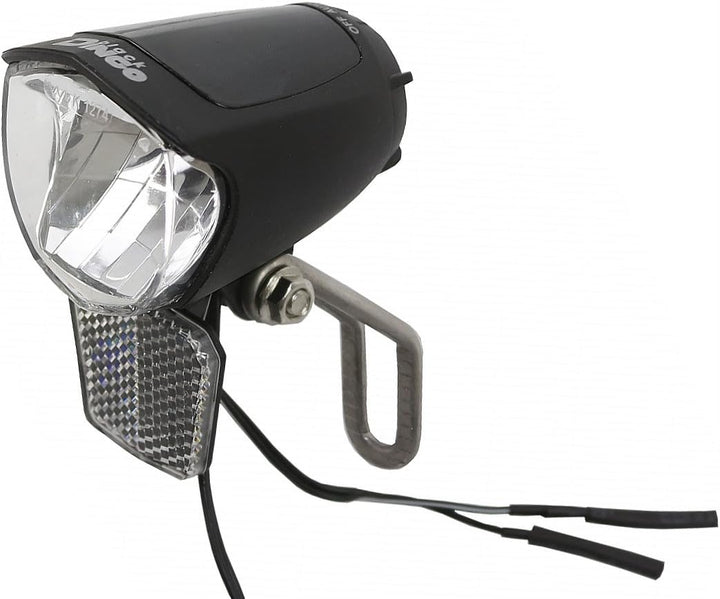 BDCP 75 Lux LED Scheinwerfer + Standlicht + Sensor + Schalter für Nabendynamo StVZO zugelassen