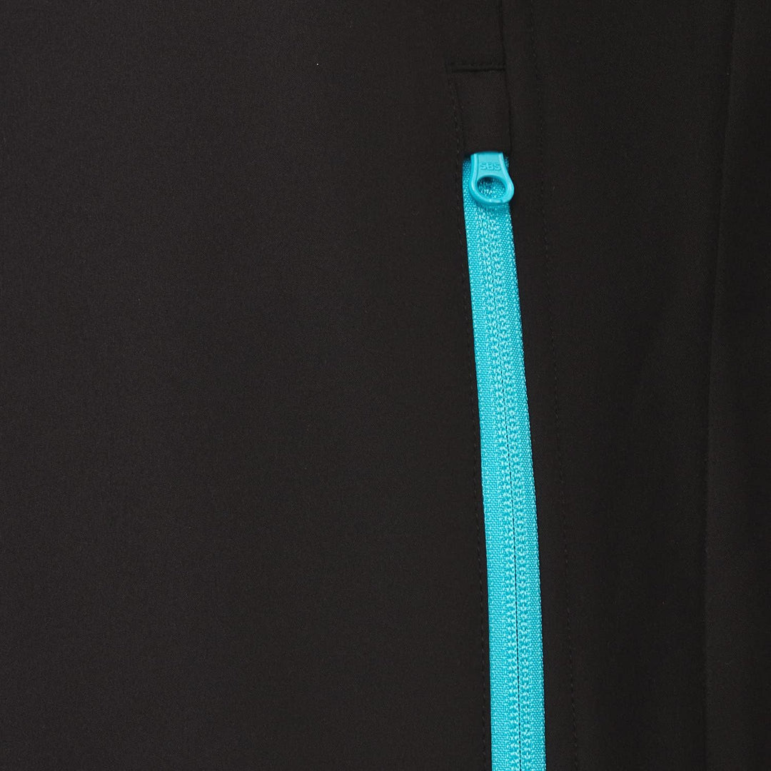 Black Crevice Damen Softshelljacke 42 black/blue, 42 black/blue