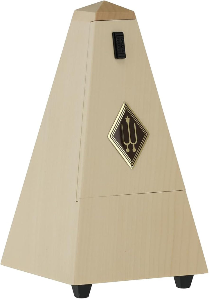 Wittner Metronom 817A Holzgehäuse mit Glocke Taktell Pyramidenform Ahorn natur matt, natur matt