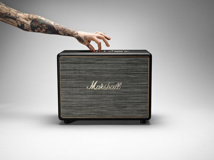 Marshall Woburn Bluetooth Lautsprecher (Bluetooth 4.0 aptX, RCA, Optischer Eingang) schwarz