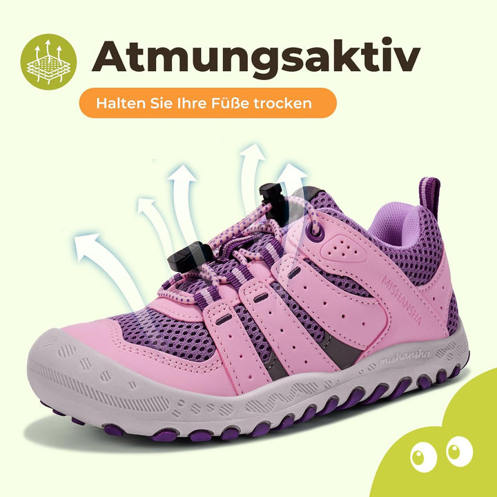 Mishansha Unisex-Kinder Turnschuhe Trekkingschuhe Mädchen Wanderschuhe Outdoor Sportschuhe 24-38 33