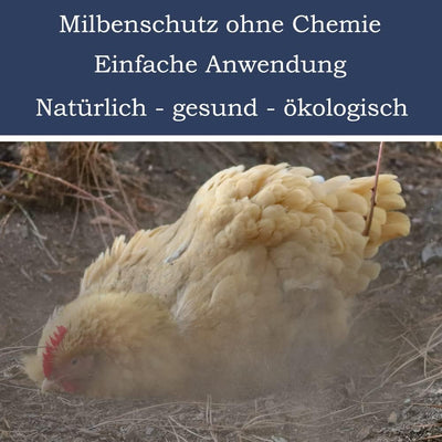 Petigi Urgesteinsmehl 25 kg Geflügeleinstreu Staubbad Sandbad Steinmehl Zeolith für Hühner Wachteln