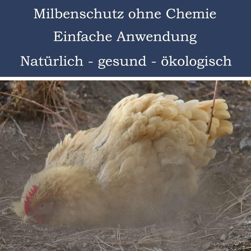 Petigi Urgesteinsmehl 25 kg Geflügeleinstreu Staubbad Sandbad Steinmehl Zeolith für Hühner Wachteln