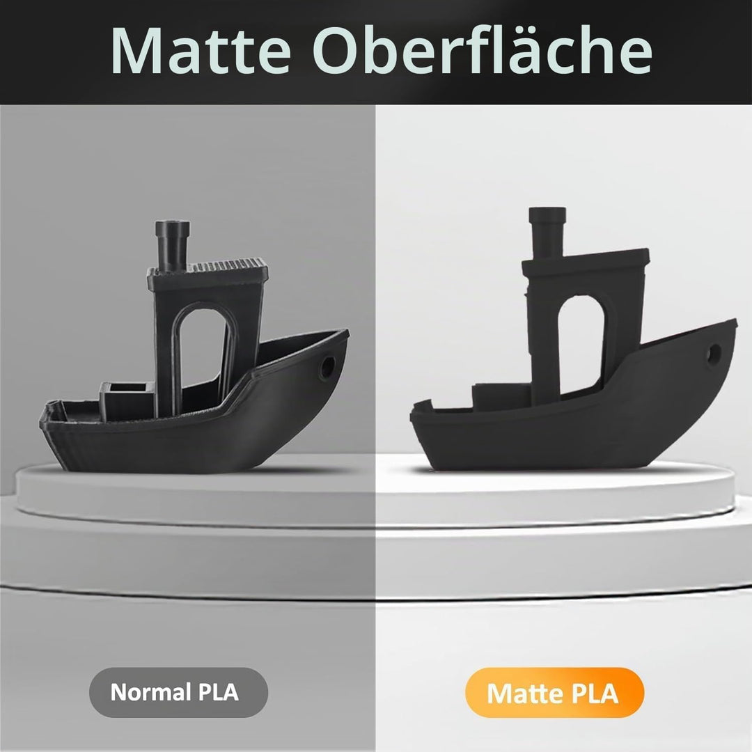 ERYONE Matte PLA 3D Drucker Filament 1.75mm, Massgenauigkeit +/- 0.03 mm, 1 kg 1 Spule, Matte Beige,