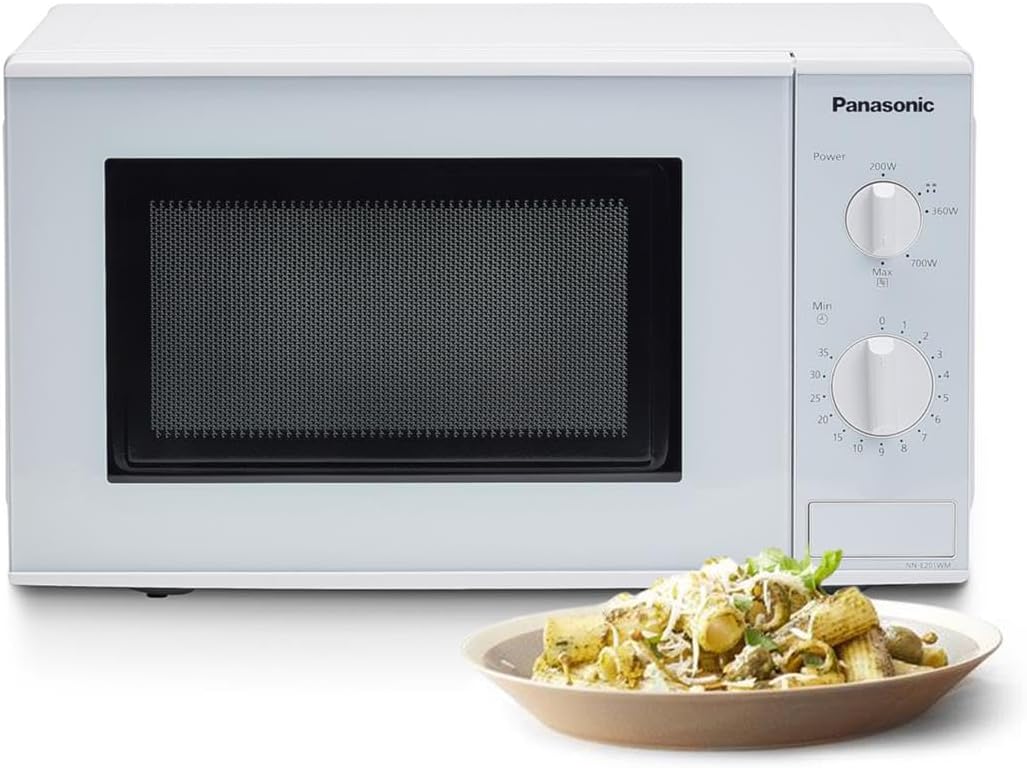 Panasonic NN-E201WMEPG Solo Mikrowelle (800 Watt, 20 Liter) weiss Weiss Ohne