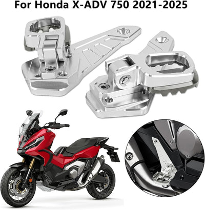 Fussrasten hinten klappbare Fussrasten, PSLER Fusspedal Beifahrer Hinten Sets Motorrad CNC Aluminium