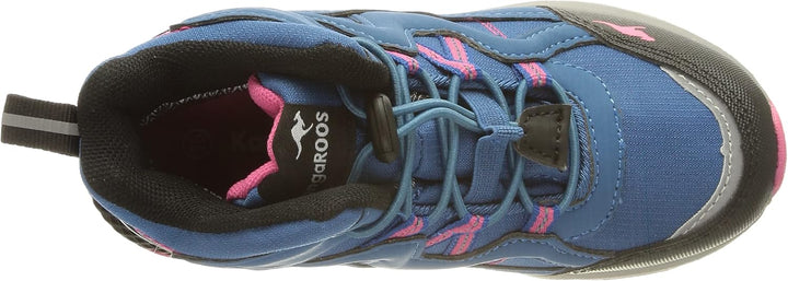 KangaROOS Mädchen K-hk Tour Rtx Wanderstiefel 34 EU Pink Blau, 34 EU Pink Blau