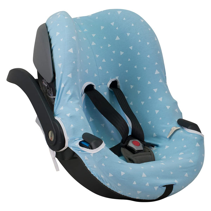 JYOKO Kids Bezug Kompatibel mit BeSafe iZi Go (Blue Sparkles), Blue Sparkles