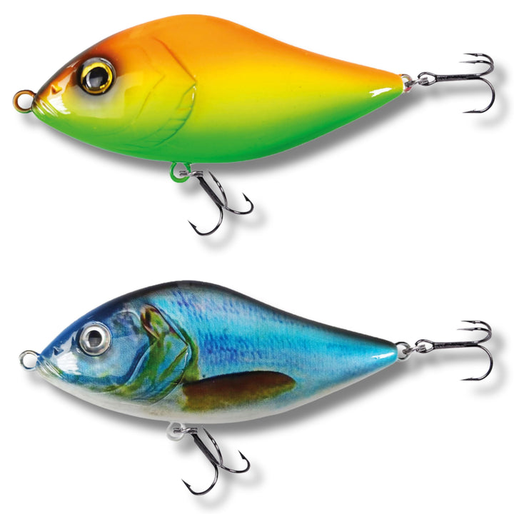 Robinson Angelköder für grosse Raubfische - Jerkbait Wobbler, Spinning und Trolling geeignet, DREI T