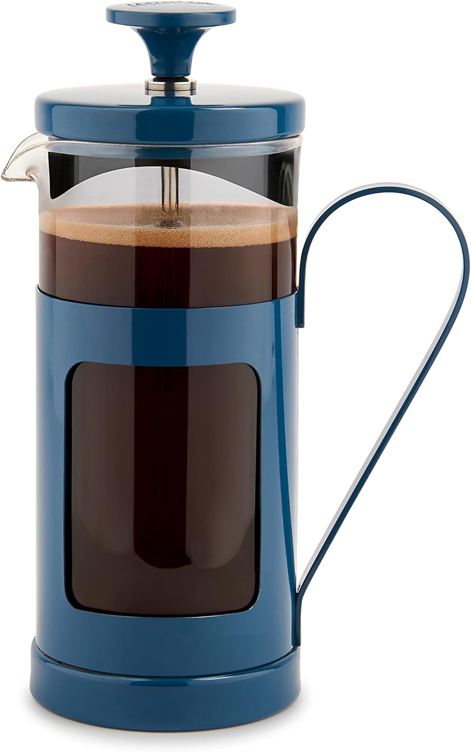 La Cafetière Monaco Cafetière Glas/Edelstahl 3 Tassen (blau), Blau