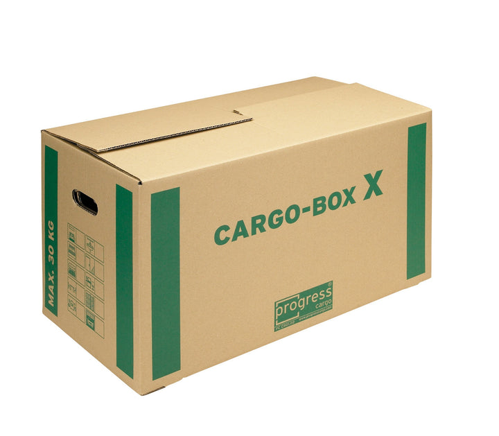progressCARGO Transport-Umzugskarton, Eco, PC CB01.02, 1-wellig, 637 x 340 x 360 mm, 10-er Pack, bra