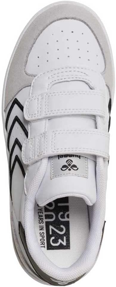hummel Klettverschluss Sneaker Low Victory Kinder Grösse, White Black
