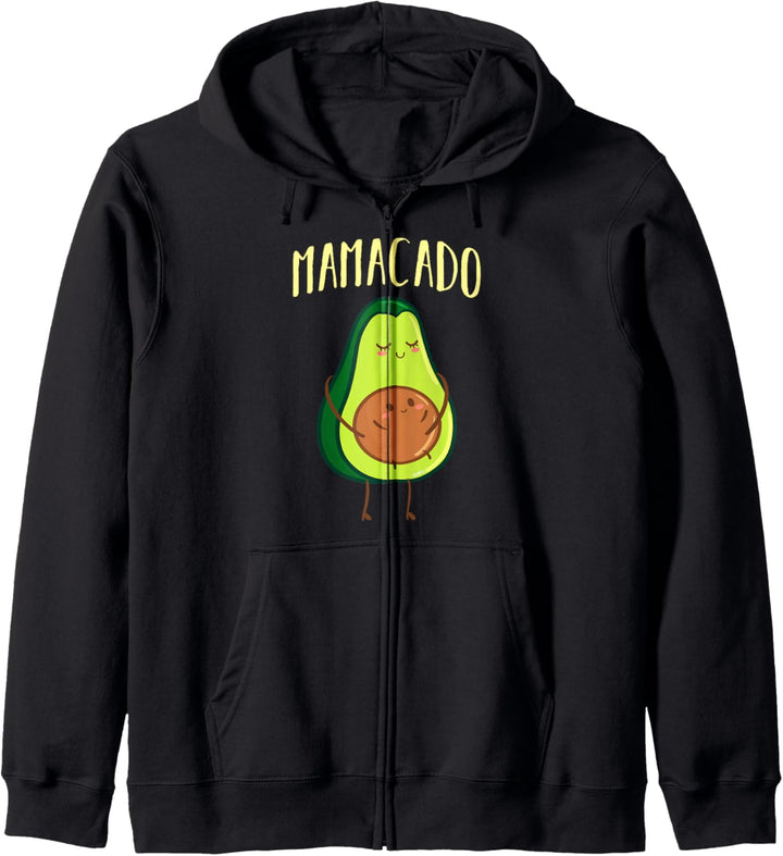 Mamacado Schwangerschaftsankündigung, Geschenk Avocado Kapuzenjacke