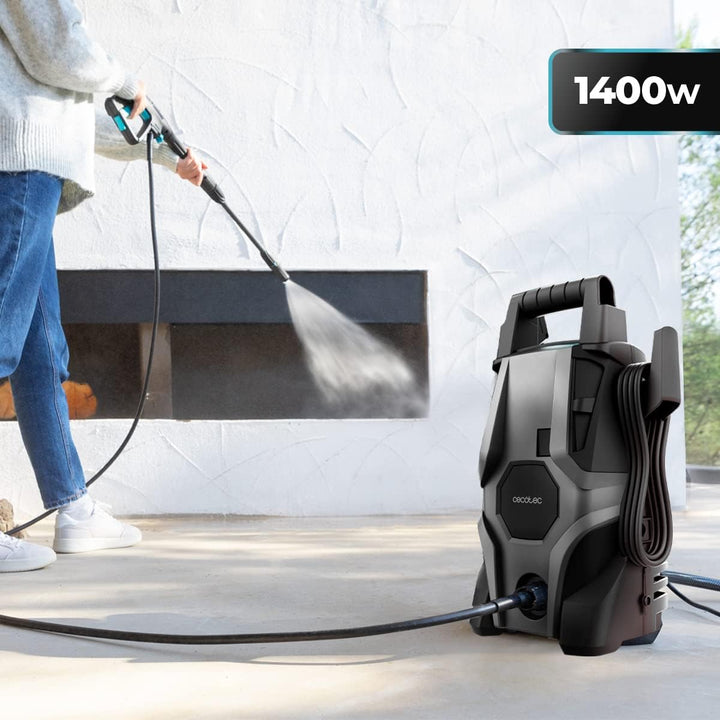 Cecotec Hochdruckreiniger HydroBoost 1400 Essential, 1400 W, Zuhause, Garten oder Auto, Durchfluss v