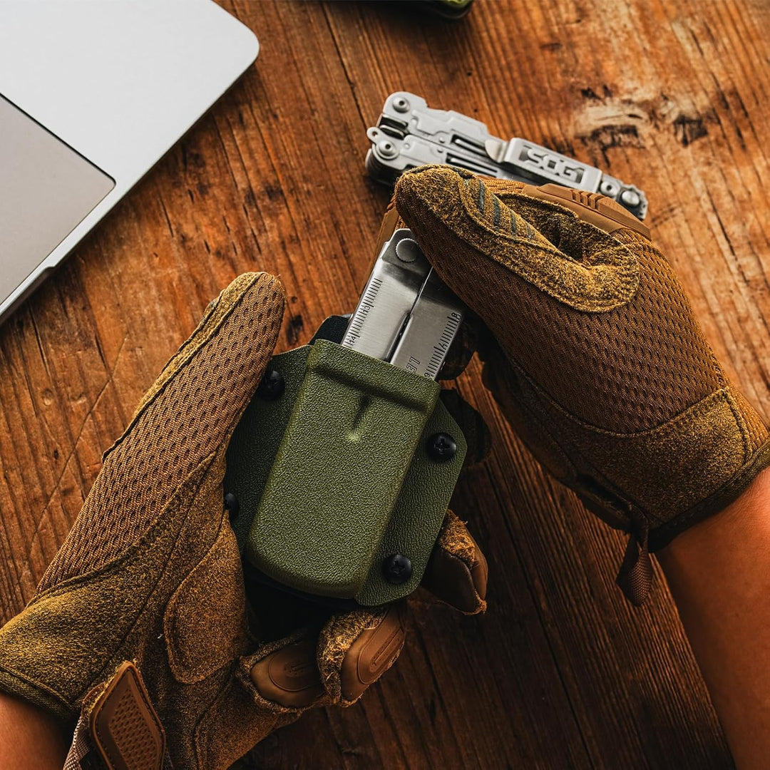 TACTICAL GEEK TX3 Multi-Tool Scheide Holster, Einstellbare Halterung mit Rückenclip, Grün Grün-tx3,