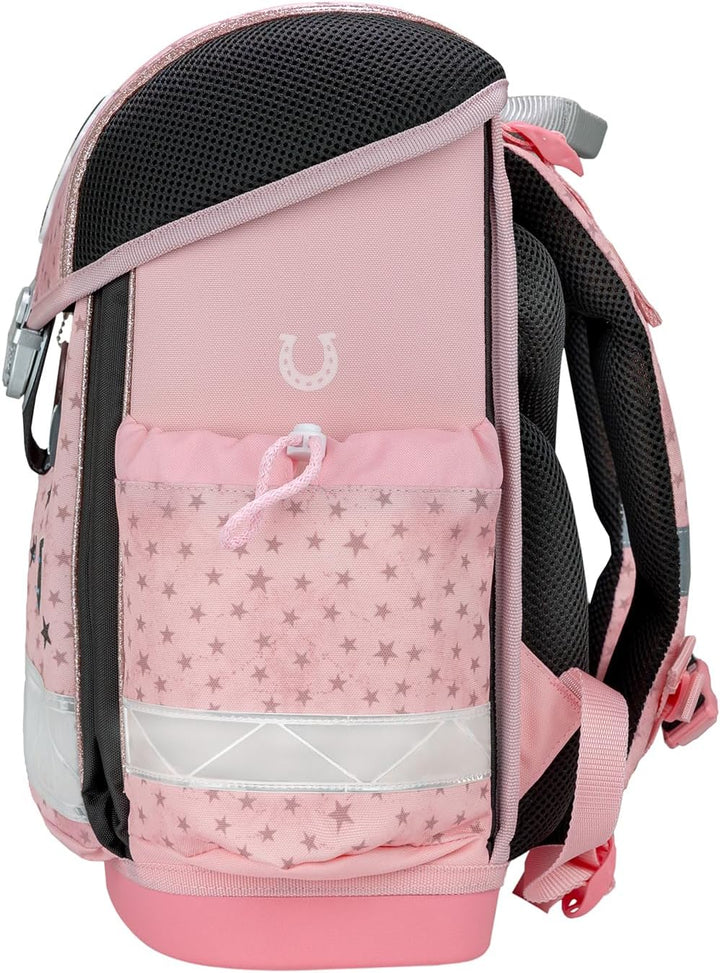 Belmil Classy Schulranzen Set 4 - teilig (403-13/AG/S) M Star Horses, M Star Horses