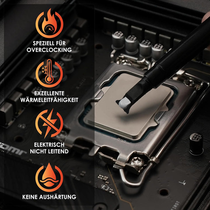 Thermal Grizzly 2X TG-K-001-RS Kryonaut 12,5 W/m · K 1 g Wärmeleitpaste (-200 bis 350 °C)