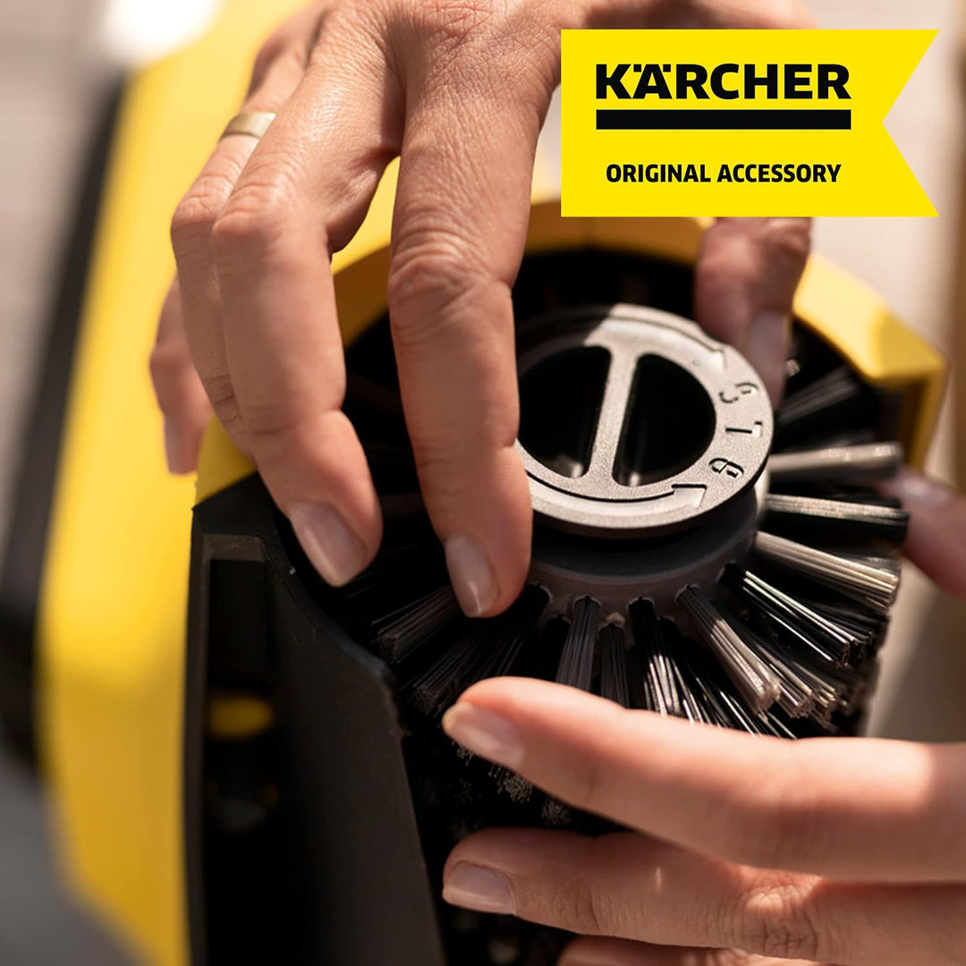 Kärcher Bürstenwalzenset Holzflächen für Terrassenreiniger PCL 3-18, geeignet für Holzoberflächen un