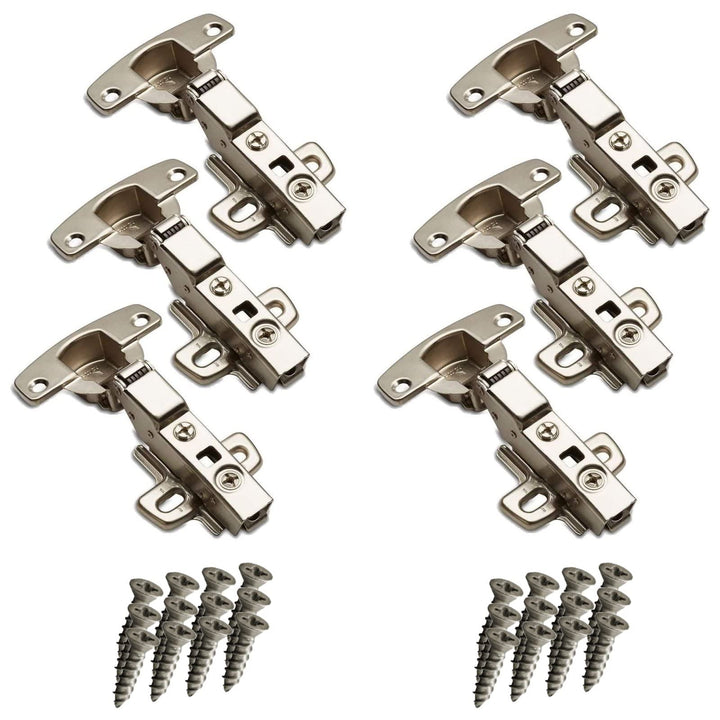 SOTECH 6er Set Hettich Sensys 8645i TH52 110 Grad Mittelanschlag Scharnier 9071206 Höhe (Distanz): 1